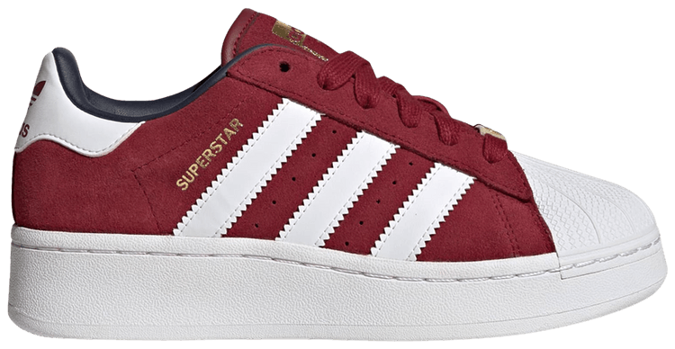 Maroon adidas superstar 2 best sale