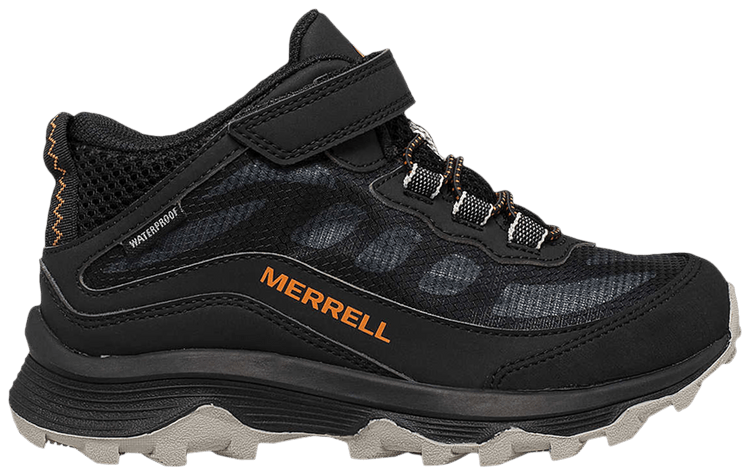 Merrell Moab Speed Mid AC Big Kid Black Orange