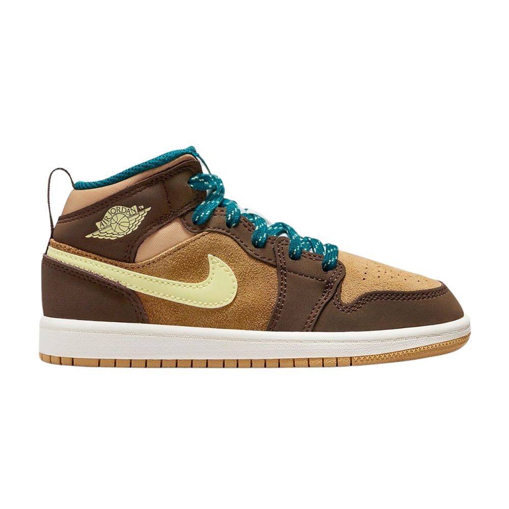 Air Jordan 1 Mid SE PS 'Cacao Wow' | Brown | Kid's Size 12.5