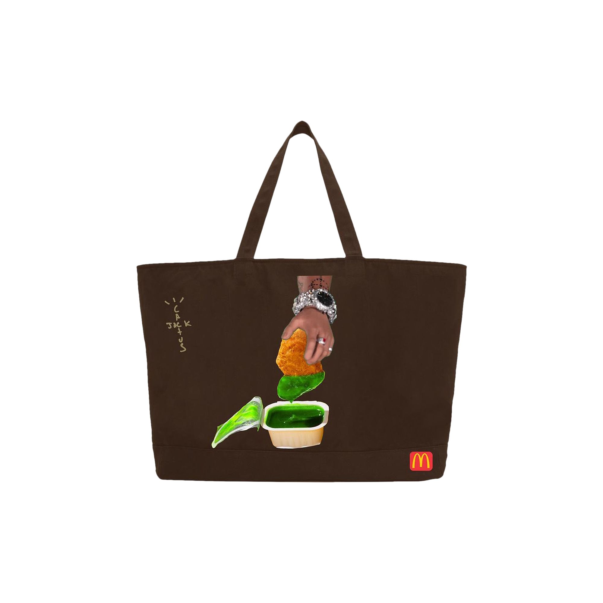 Pre-owned Cactus Jack By Travis Scott X Mcdonald's Menu Tote 'brown'