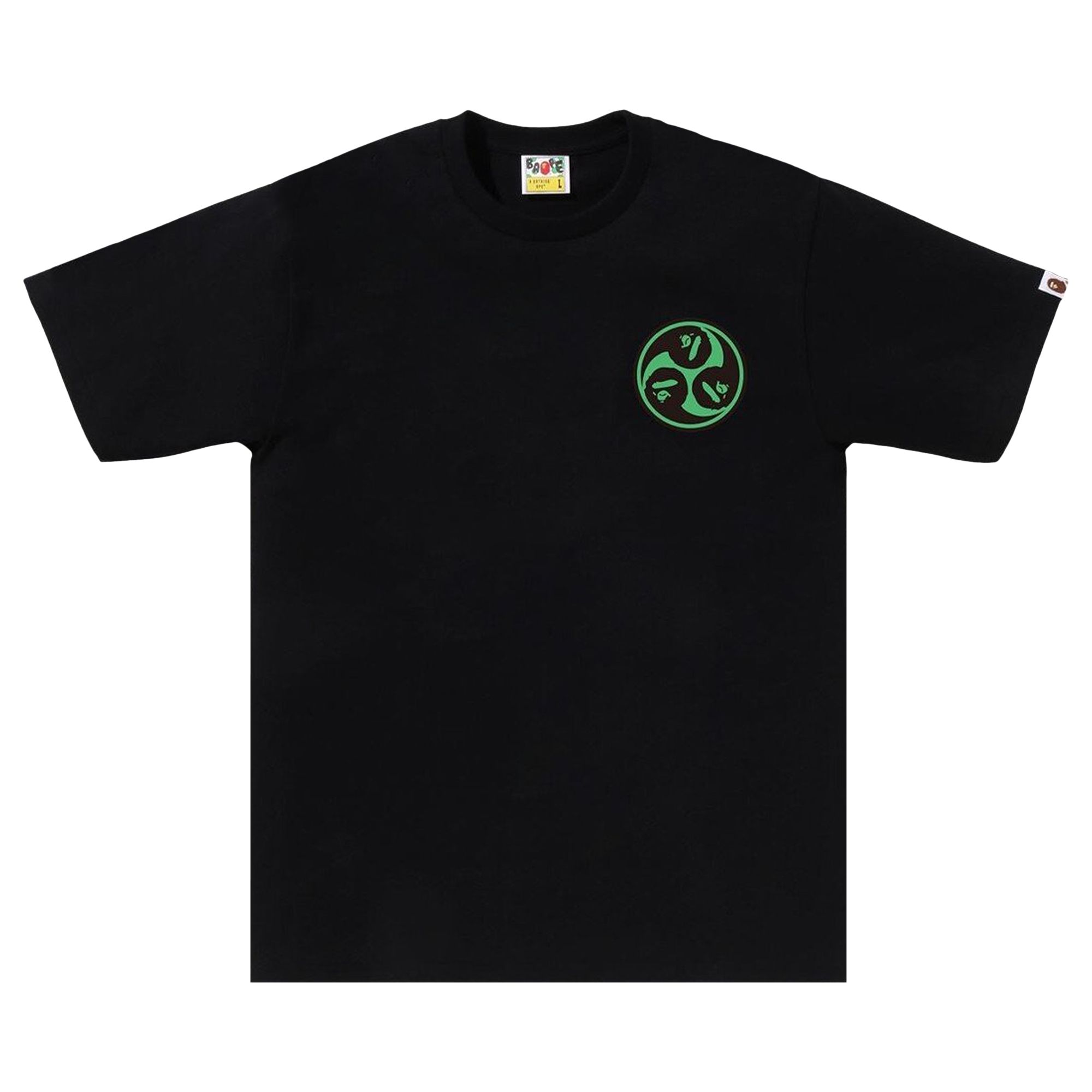 BAPE Japan Culture Mitsudomoe Tee 'Black' | Men's Size M