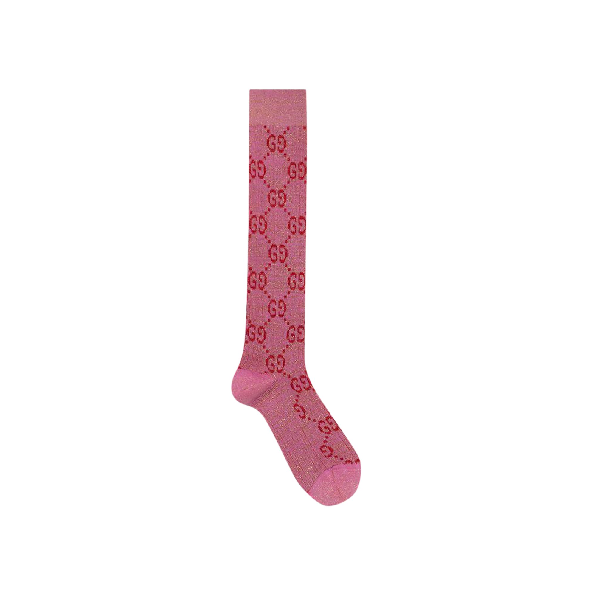 Gucci Cotton GG Socks 'Roseate/Pink' | Women's Size M