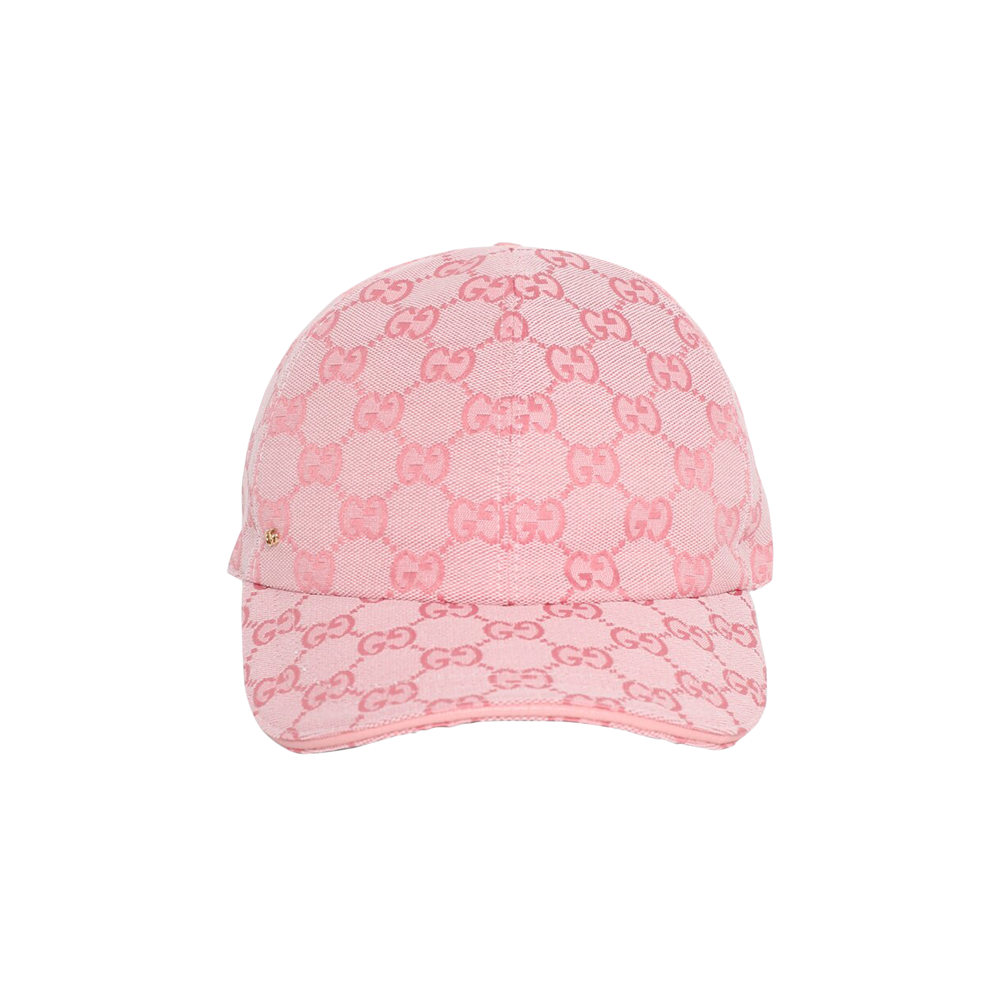 Pre-owned Gucci Gg Canvas Baseball Cap 'pink'