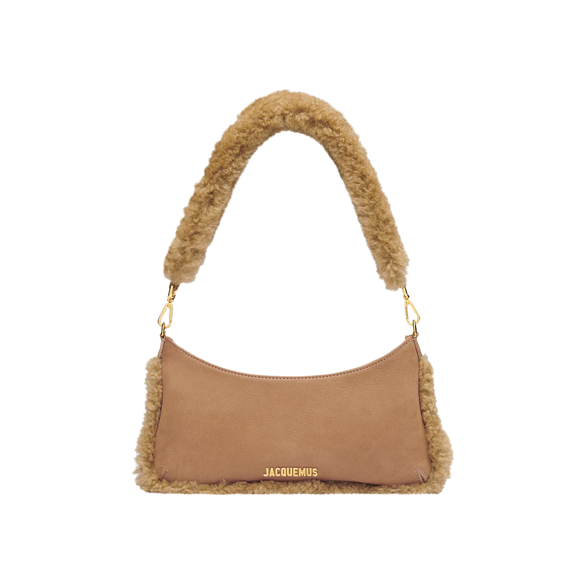 Pre-owned Jacquemus Le Bisou Doux Bag 'camel' In Brown