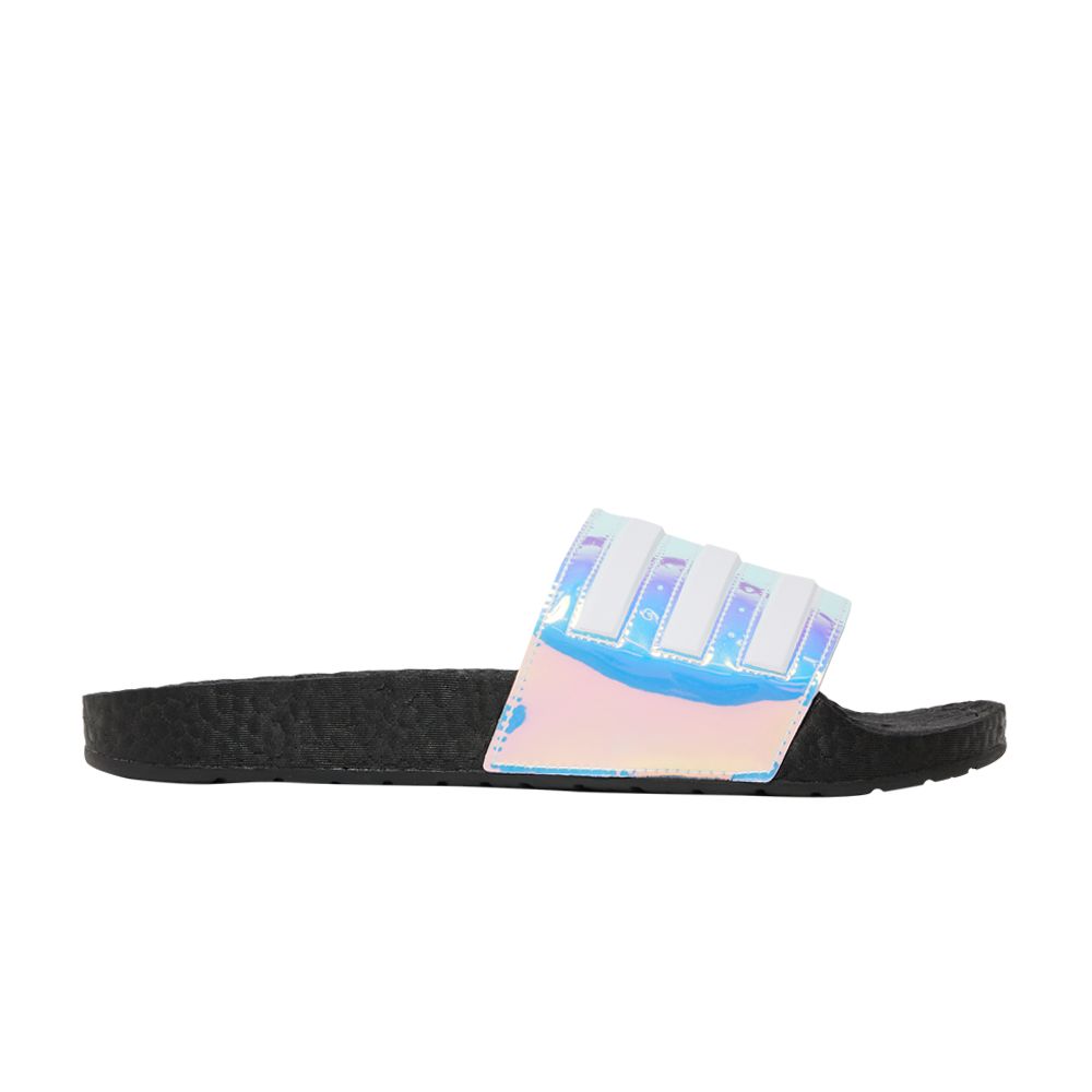 adidas Adilette Boost Slides 'Iridescent' | Black | Men's Size 7