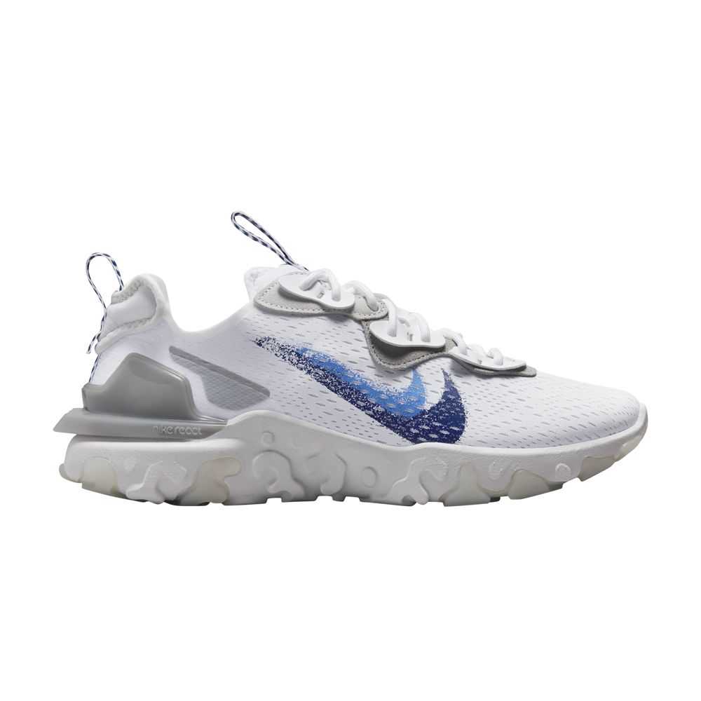 Nike React Vision 'Spray Paint Swoosh' | White | Men's Size 12.5