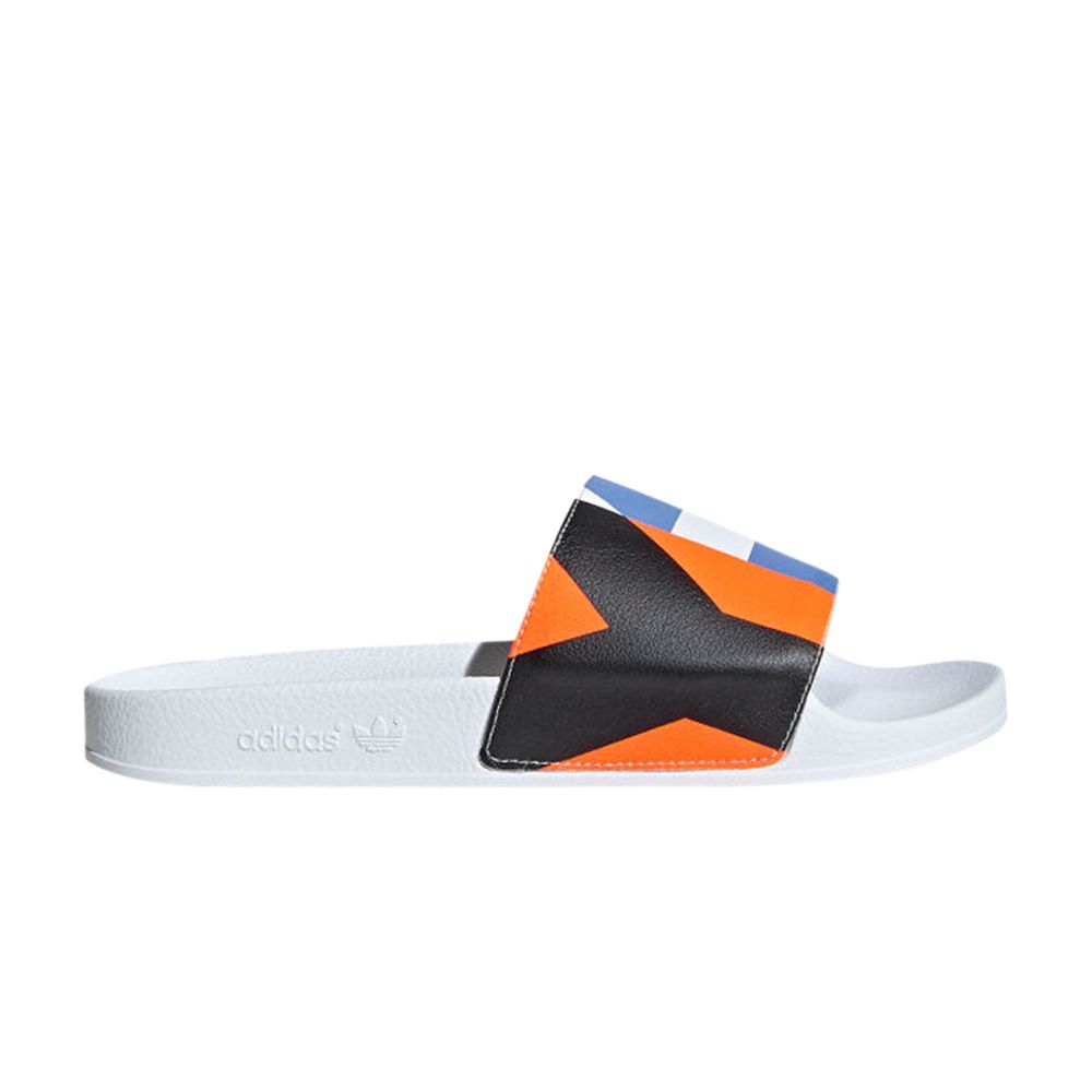 Pre-owned Adidas Originals Y-3 Adilette Slide 'graphic Print' In Multi-color