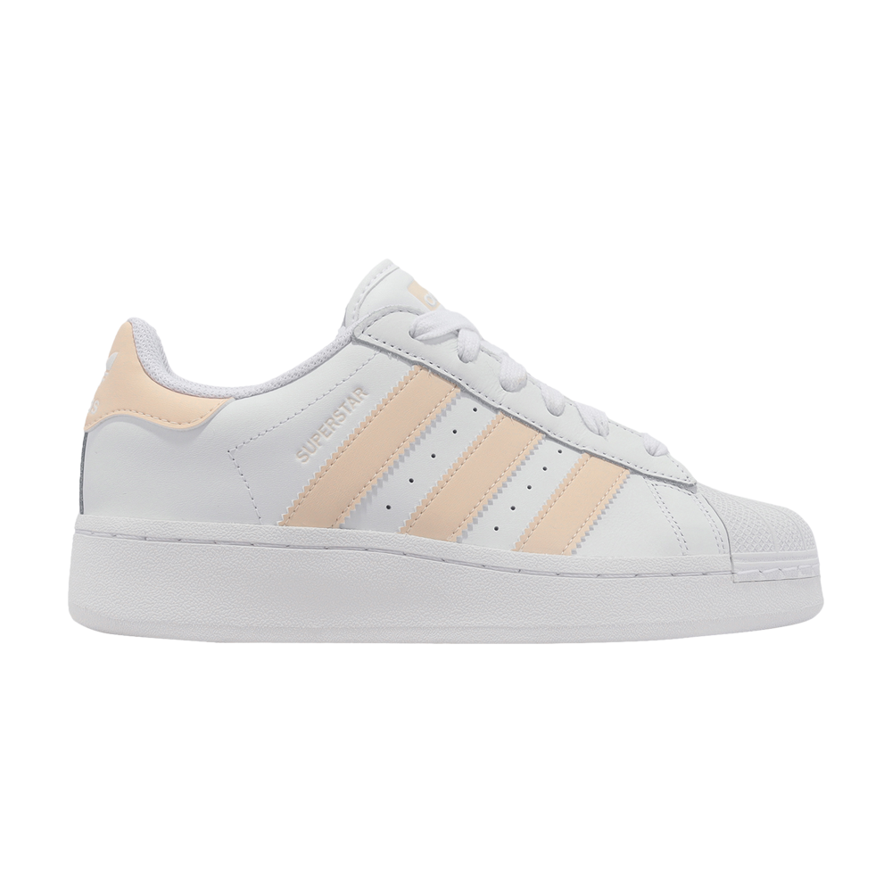Pre-owned Adidas Originals Wmns Superstar Xlg 'white Bliss Orange'