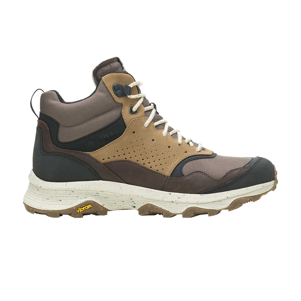 Pre-owned Merrell Speed Solo Mid 'earth' In Brown