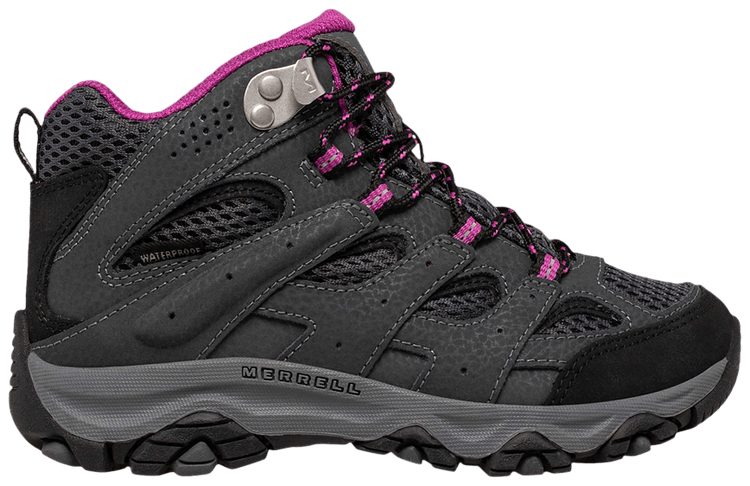 Merrell Moab 3 Mid Big Kid Granite Berry