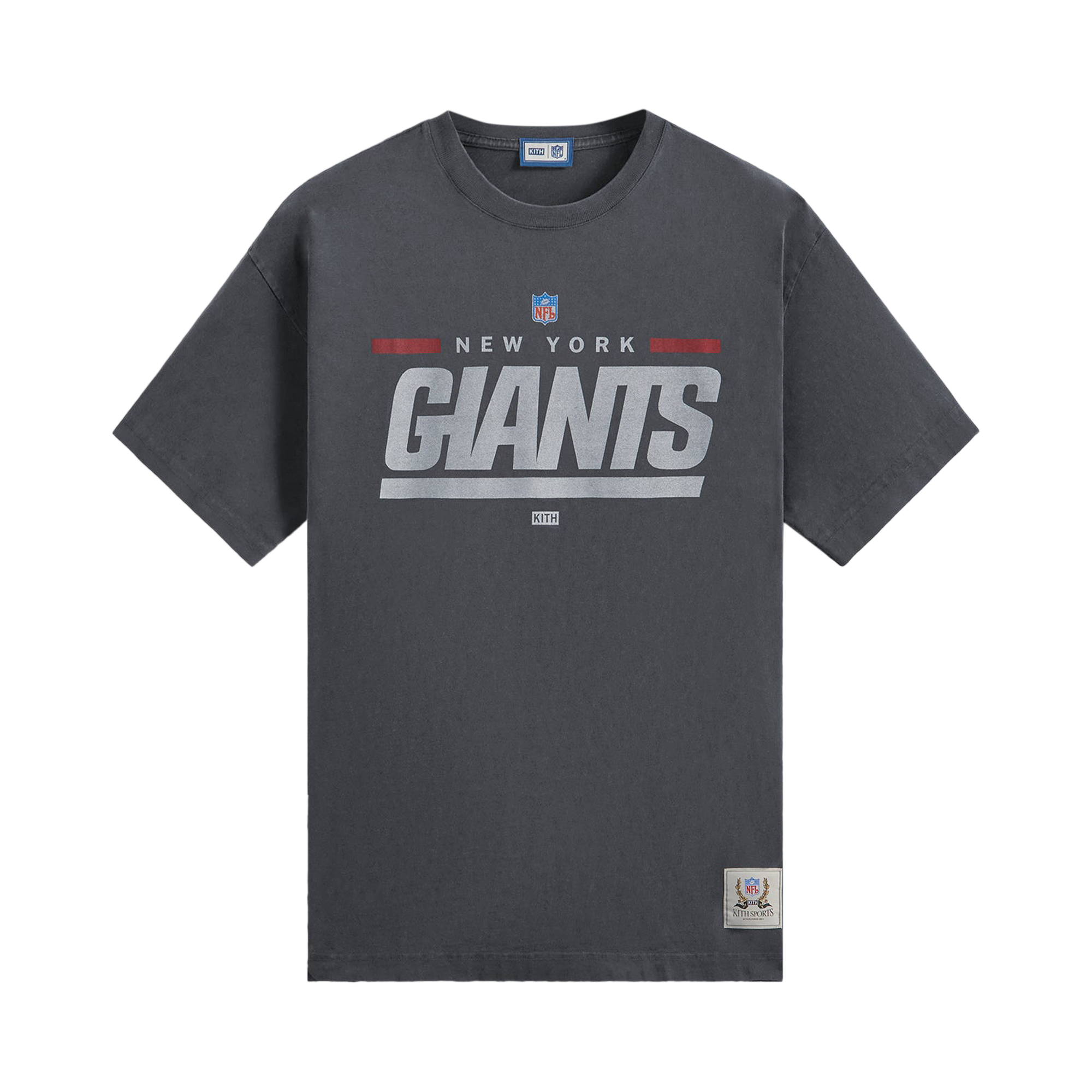 Pre-owned Kith For The Nfl: Giants Vintage Tee 'black'