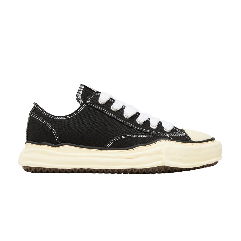 Pre-owned Miharayasuhiro Maison Mihara Yasuhiro Maison Mihara Yasuhiro Peterson Og Sole Canvas Low 'black' | Men's Size 36