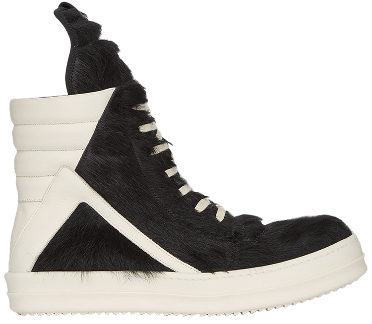 Buy Rick Owens Luxor Geobasket High 'Black Milk Pony Buy Rick Owens Luxor Geobasket High 'Black Milk Pony