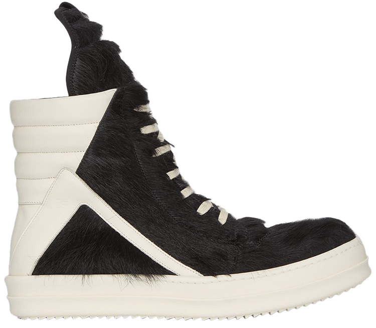 Rick Owens Luxor Geobasket High 'Black Milk Pony'