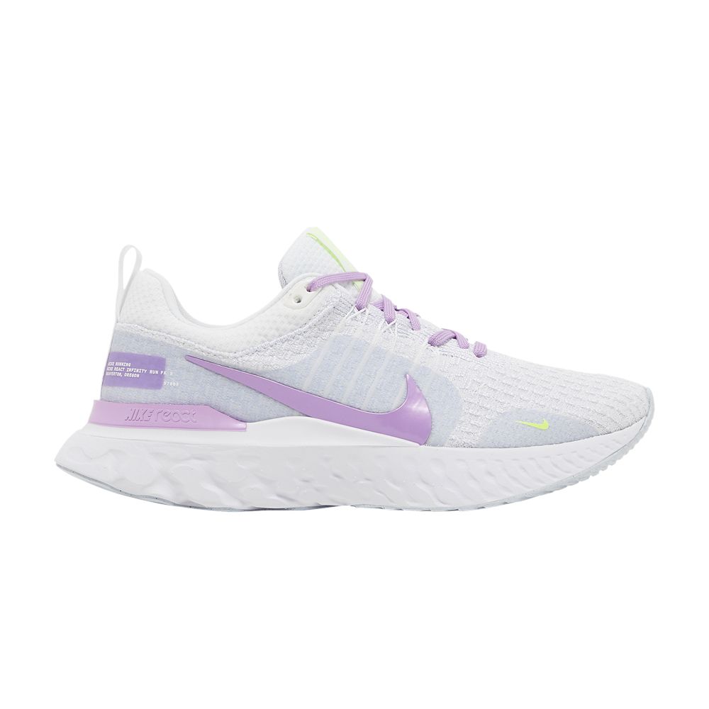 Pre-owned Nike Wmns React Infinity Run Flyknit 3 'grey Rush Fuchsia'