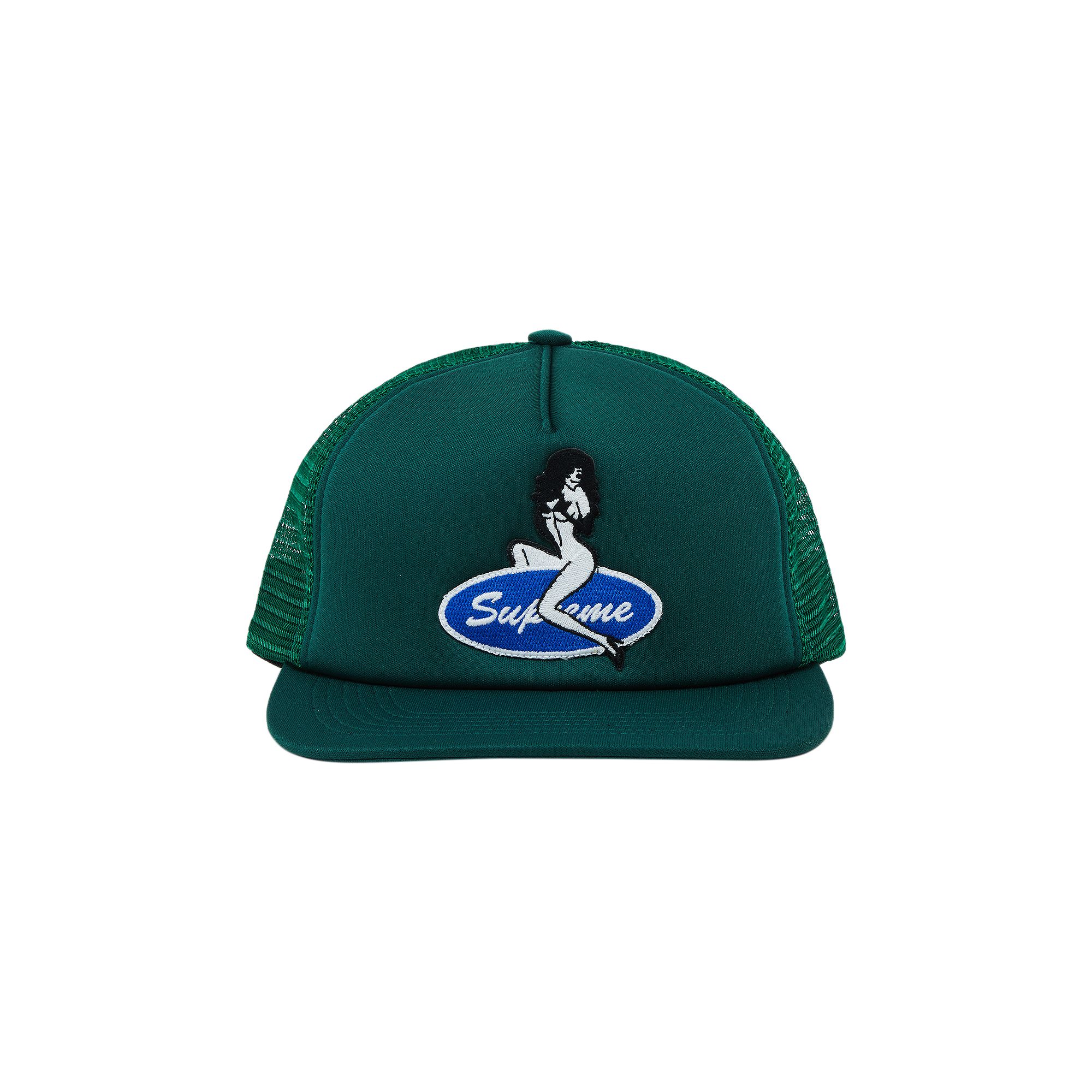 Supreme Pin Up Mesh Back 5-Panel 'Green' | Men's Size Onesize