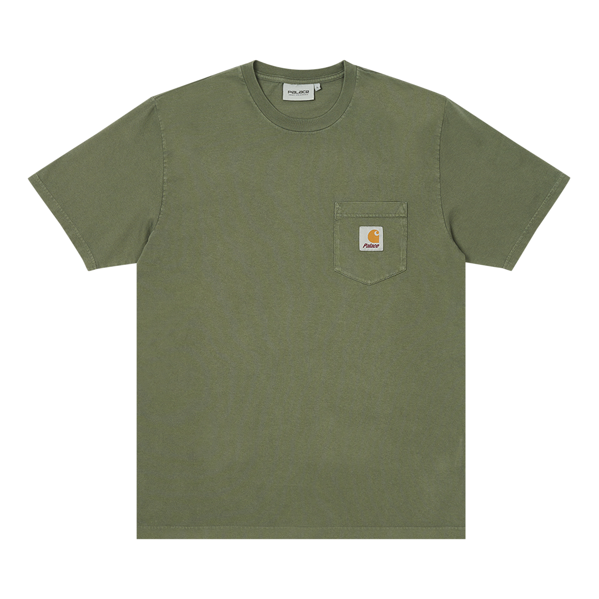 Pre-owned Carhartt Wip X Palace Short-sleeve Pocket T-shirt 'dollar Green'