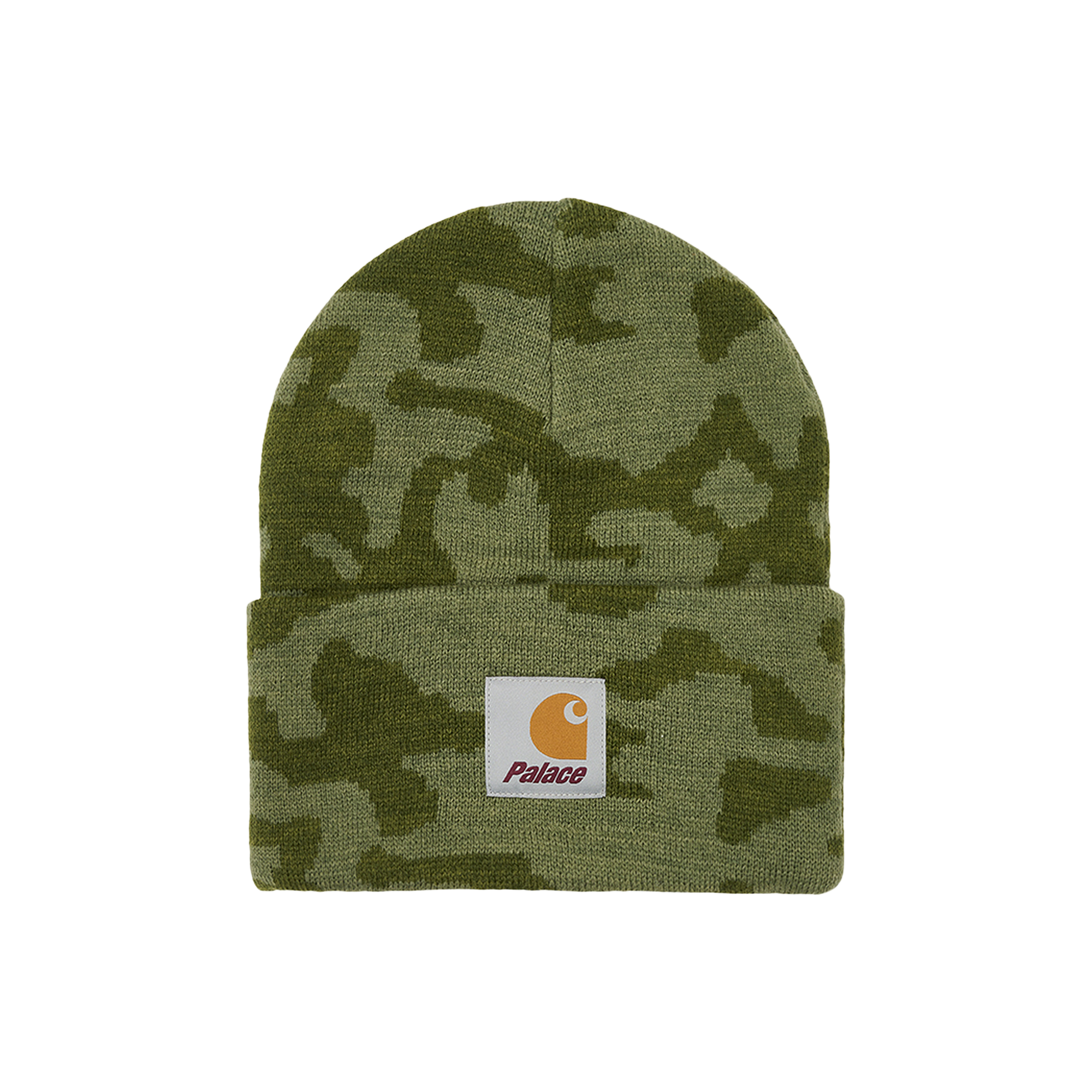 Pre-owned Carhartt Wip X Palace Watch Hat 'dollar Green Camo'