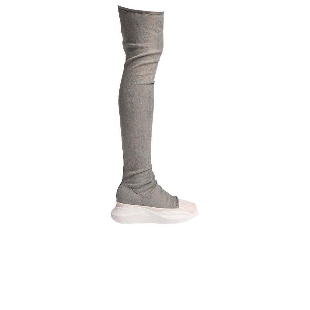 Pre-owned Rick Owens Wmns Drkshdw Abstract Stockings Boot 'mineral Pearl Degrade' | Grey | Women's
