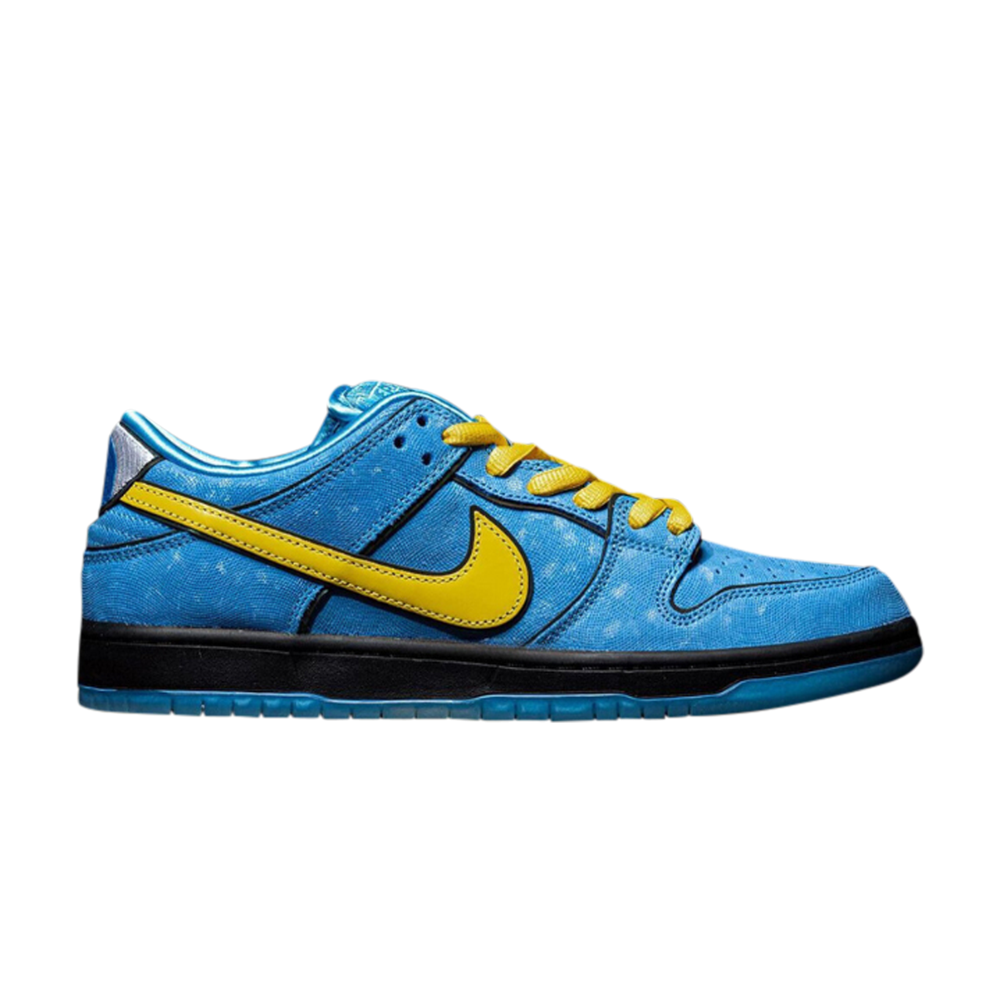 Pre-owned Nike The Powerpuff Girls X Dunk Low Pro Sb Qs 'bubbles' In Blue