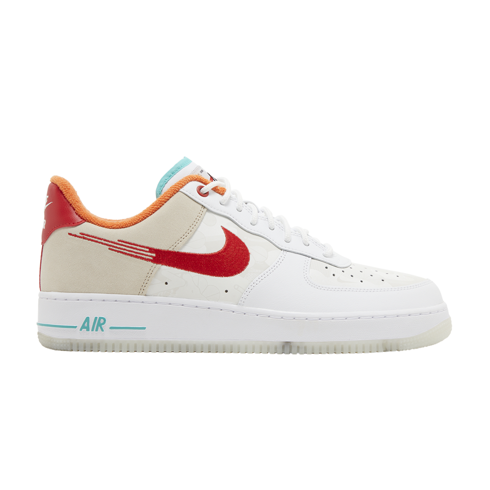 Pre-owned Nike Air Force 1 '07 Premium 'leap High' In White