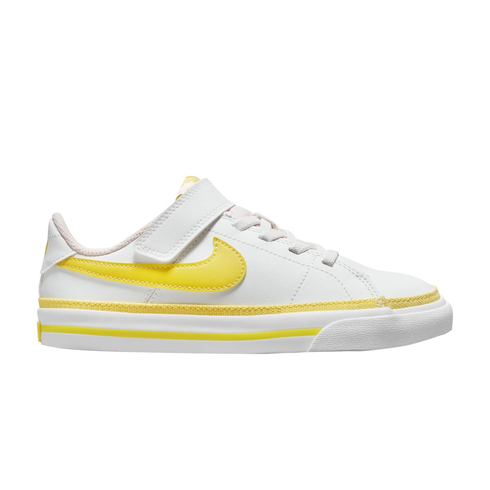 Pre-owned Nike Court Legacy Ps 'opti Yellow' | White | Kid's Size 13.5