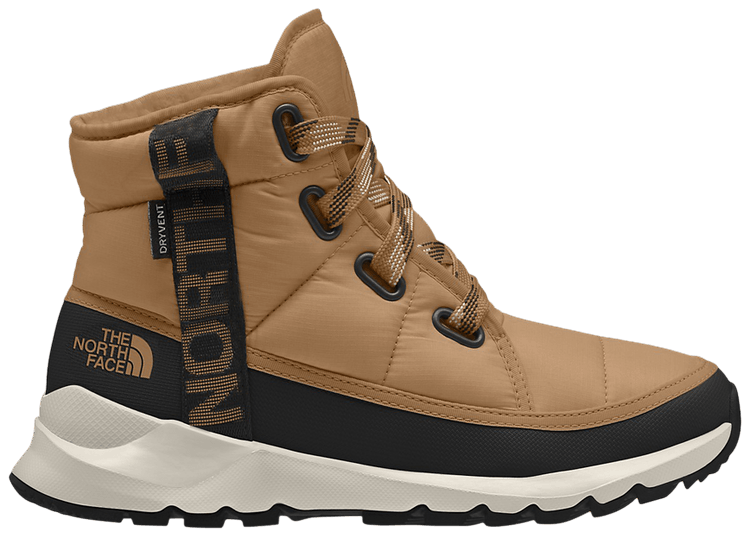 Wmns Thermoball Lace Up Luxe Almond Butter Black
