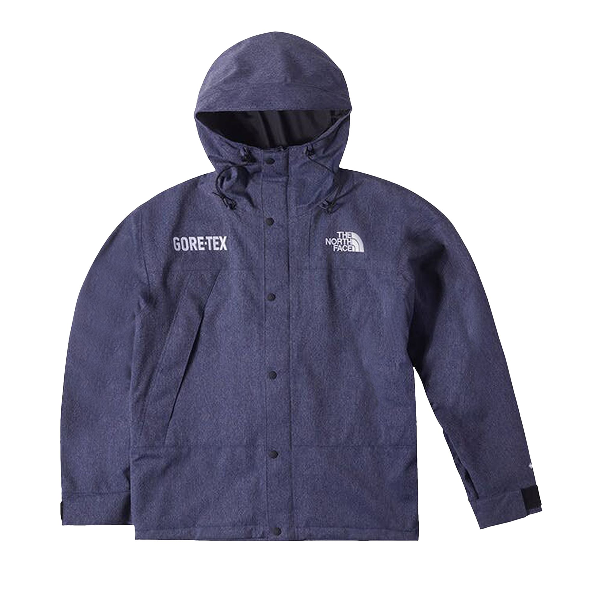 Pre-owned The North Face Gtx Mountain Jacket 'apres Blue/tnf Black'