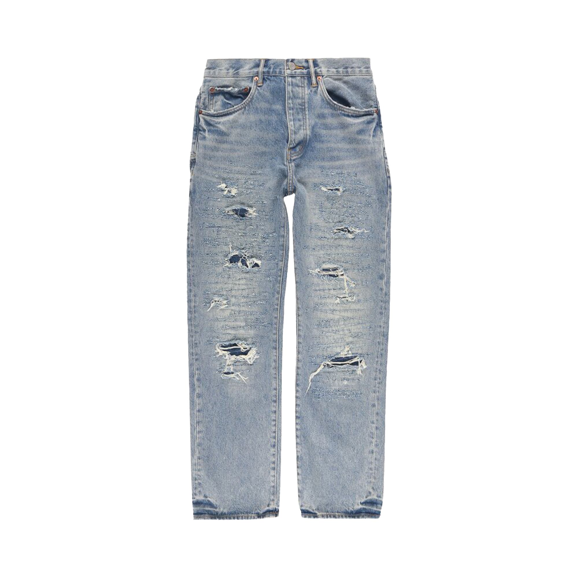 Pre-owned Purple Brand Vintage Laser Repair Denim 'vintage Laser Repair' In Blue