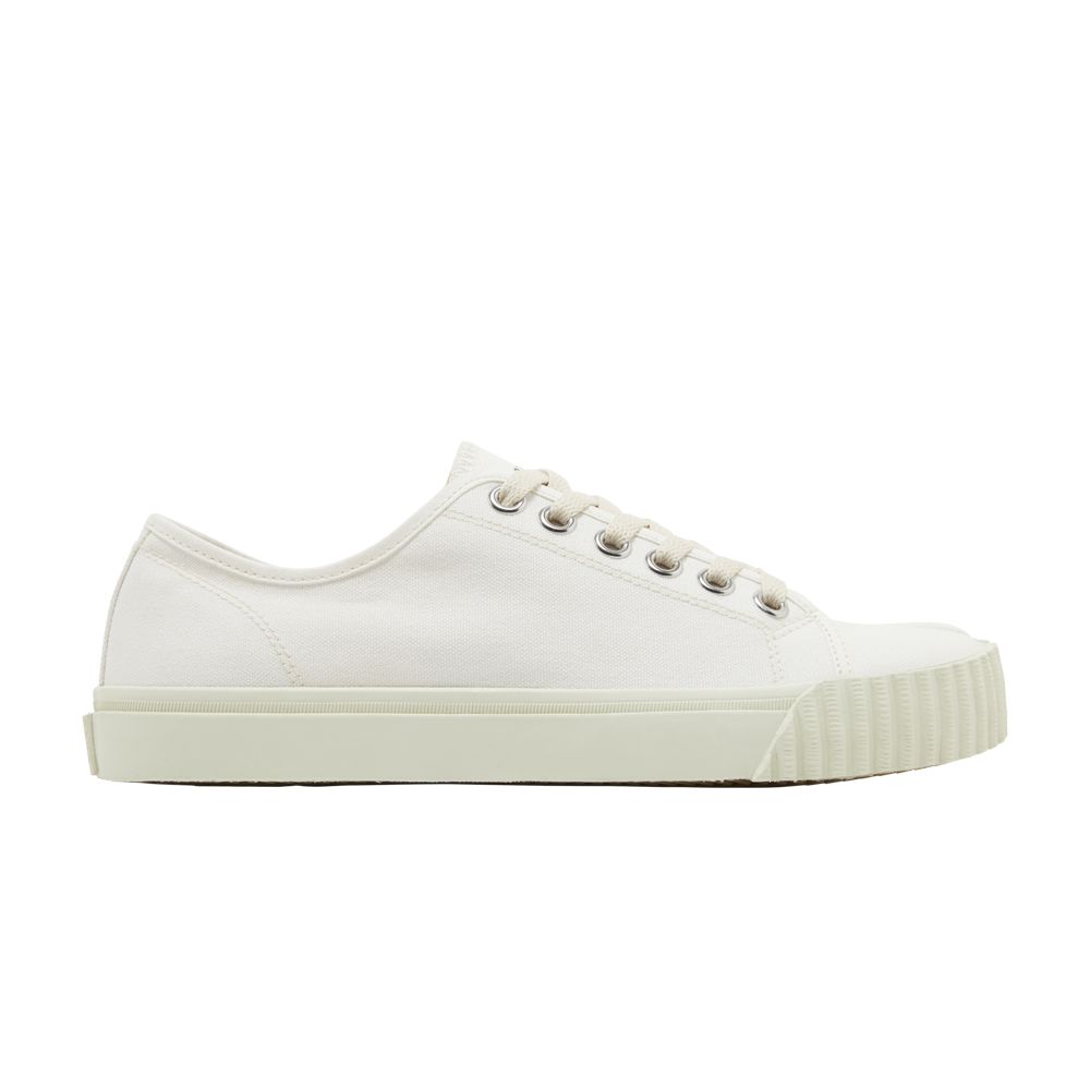 Pre-owned Maison Margiela Wmns Tabi Canvas Low 'white' | Women's Size 42.5