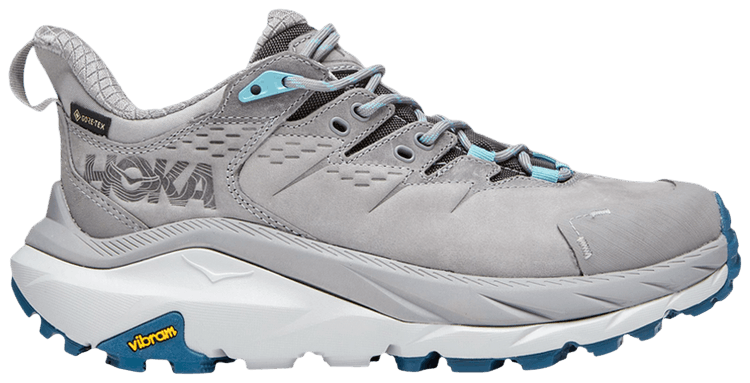 HOKA Wmns Kaha 2 Low GORE TEX Sharkskin Blue Coral