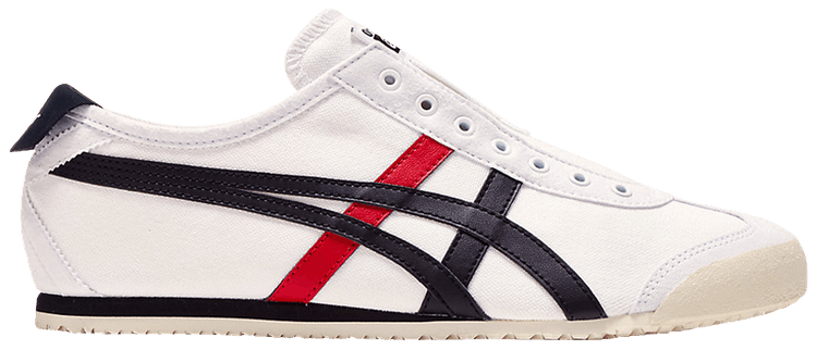 Size 10.0 Mexico 66 Slip On White Black Red