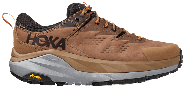 HOKA Kaha Low GORE TEX Otter Persimmon Orange