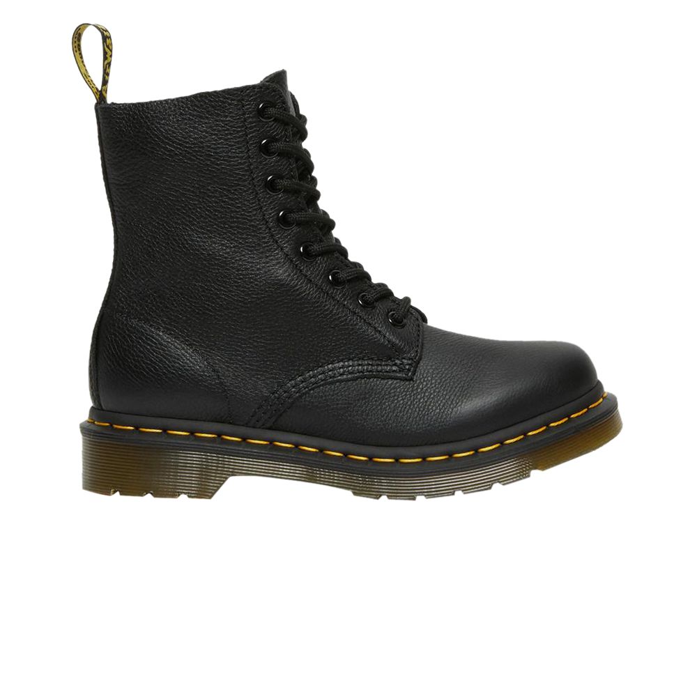 Pre-owned Dr. Martens Wmns 1460 Pascal Virginia Leather Lace Up Boot 'black'