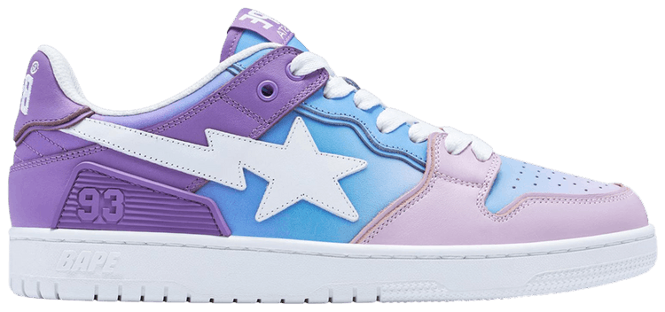 BAPE Wmns Sk8 Sta 1 M1 Purple Gradient