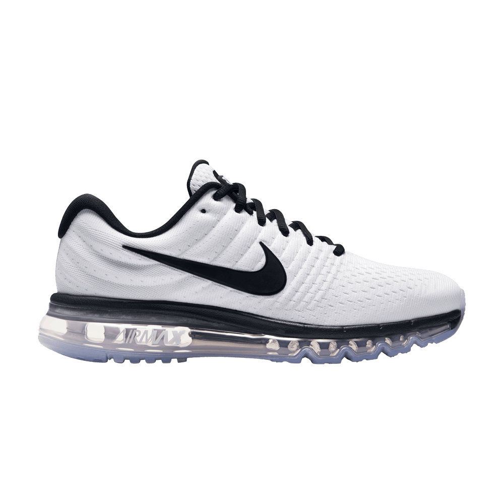 mens nike air max 2017 black and white