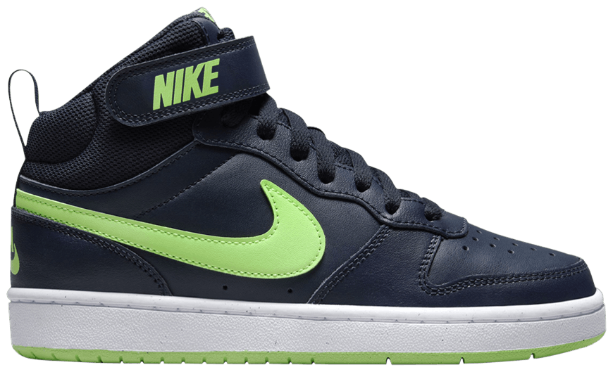 Buy Court Borough Mid 2 GS #39 Dark Obsidian Lime Blast #39 CD7782 403 GOAT