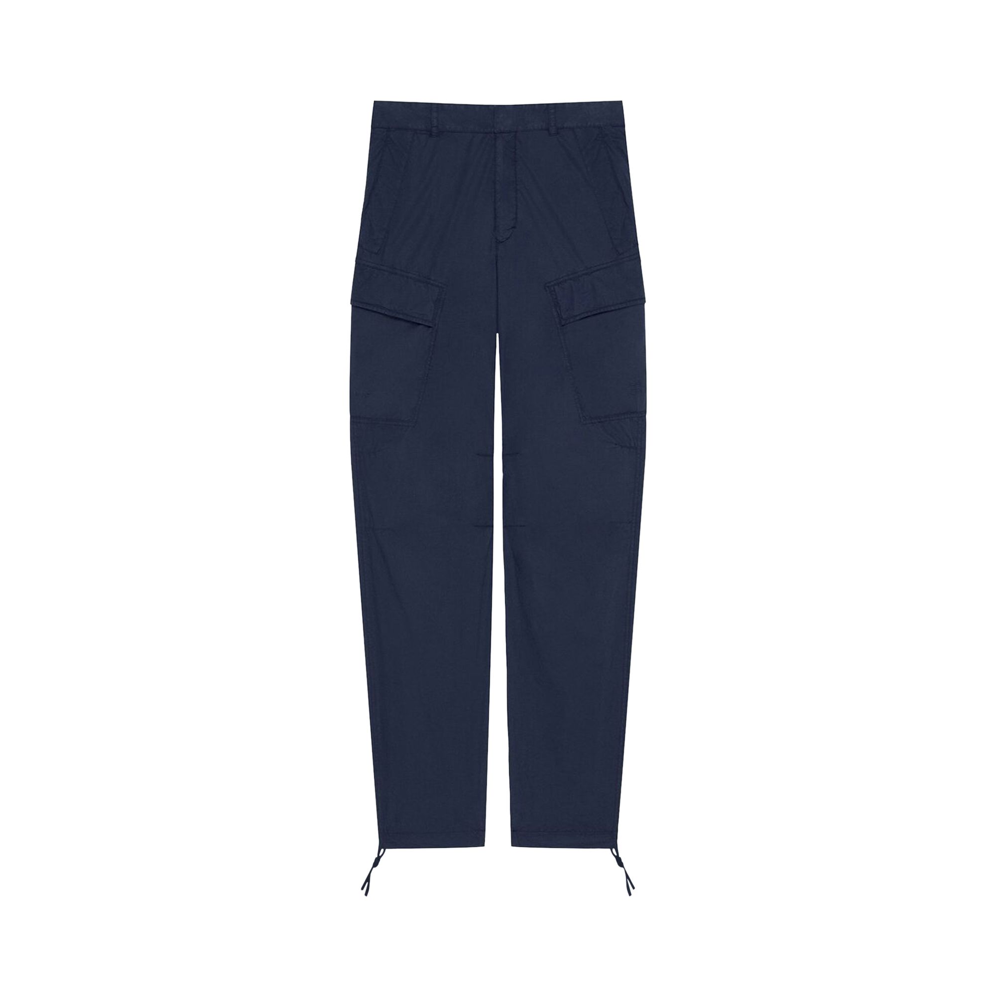 Pre-owned Givenchy Incrusted Pockets Knee Dart Pants 'oil Blue' | Men's Size 54