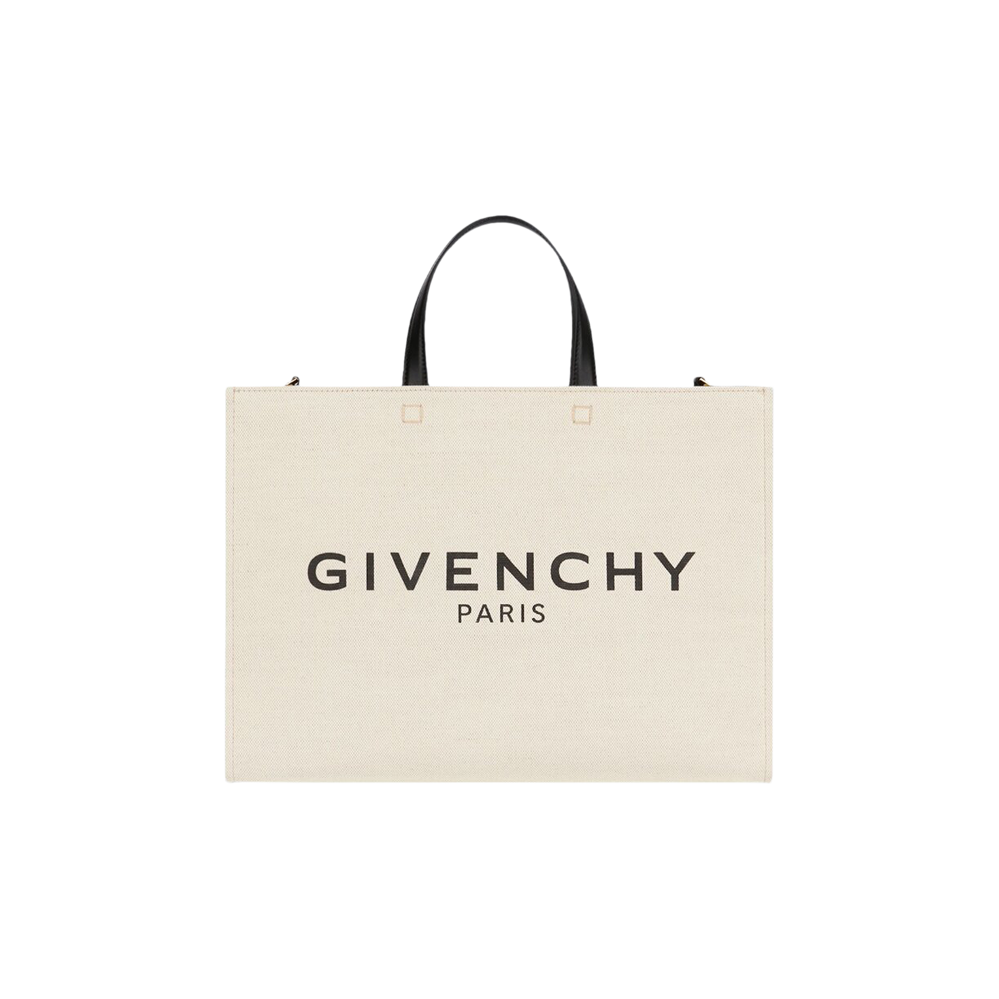 Pre-owned Givenchy Medium G Tote Shopping Bag In Canvas 'beige/black'