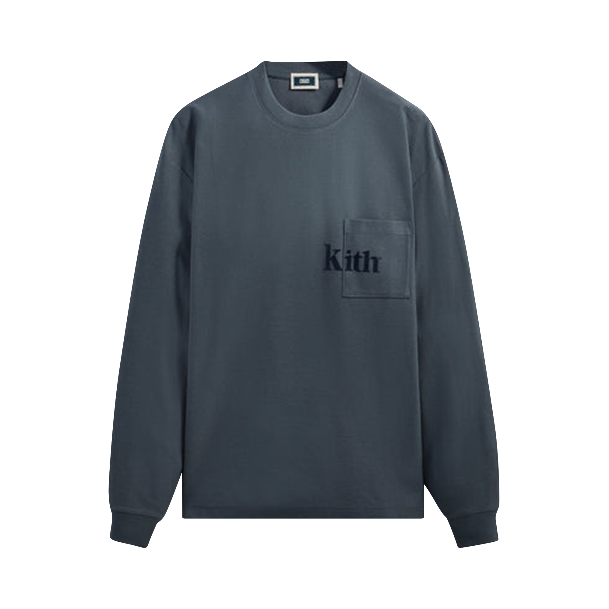 Pre-owned Kith Long-sleeve Quinn Tee 'reality' In Green