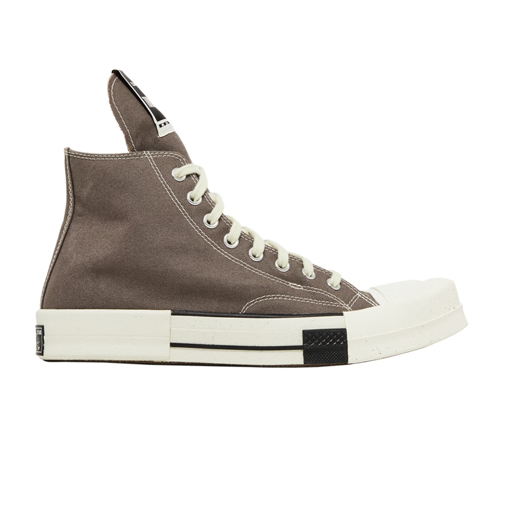 Pre-owned Converse Rick Owens X Turbodrk Chuck 70 Laceless 'iron' In Brown
