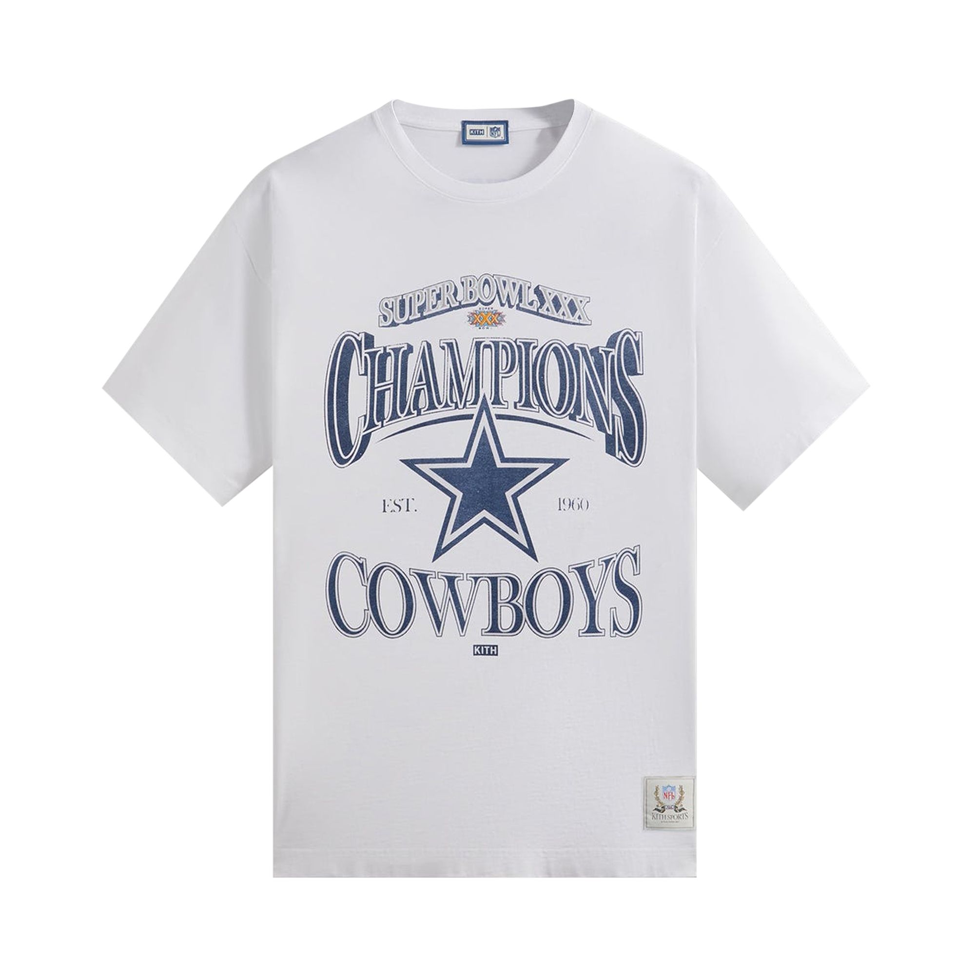KITH Pre-owned For The Nfl: Cowboys Vintage Tee 'white'