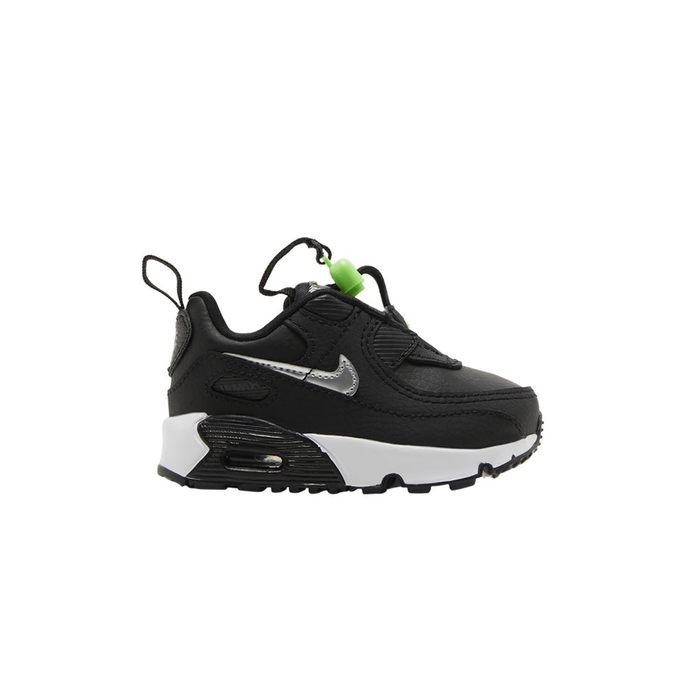 Pre-owned Nike Air Max 90 Toggle Td 'black Chrome' | Infant Size 7