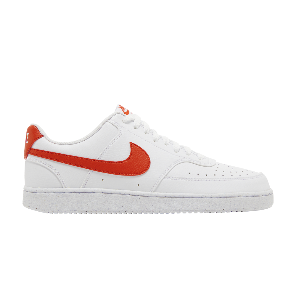 Pre-owned Nike Court Vision Low Next Nature 'white Picante Red'