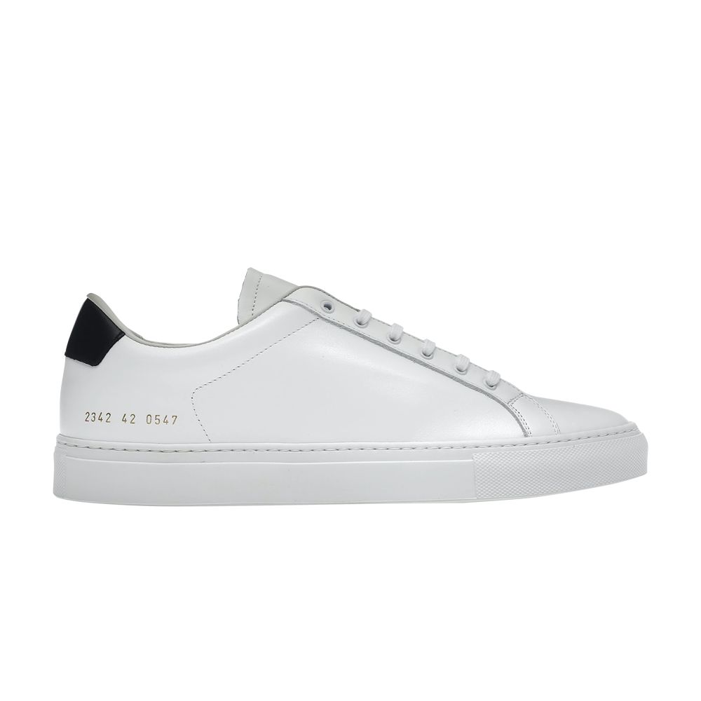 Pre-owned Common Projects Retro Low 'white Black' | Men's Size 46