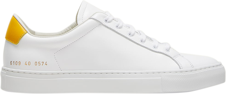 Common Projects Wmns Retro Low 'White Yellow'