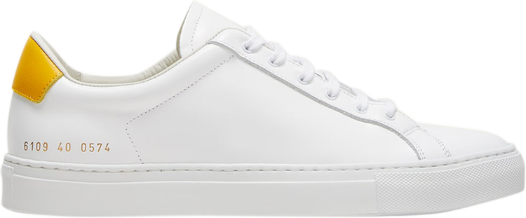 Common Projects Wmns Retro Low White Yellow