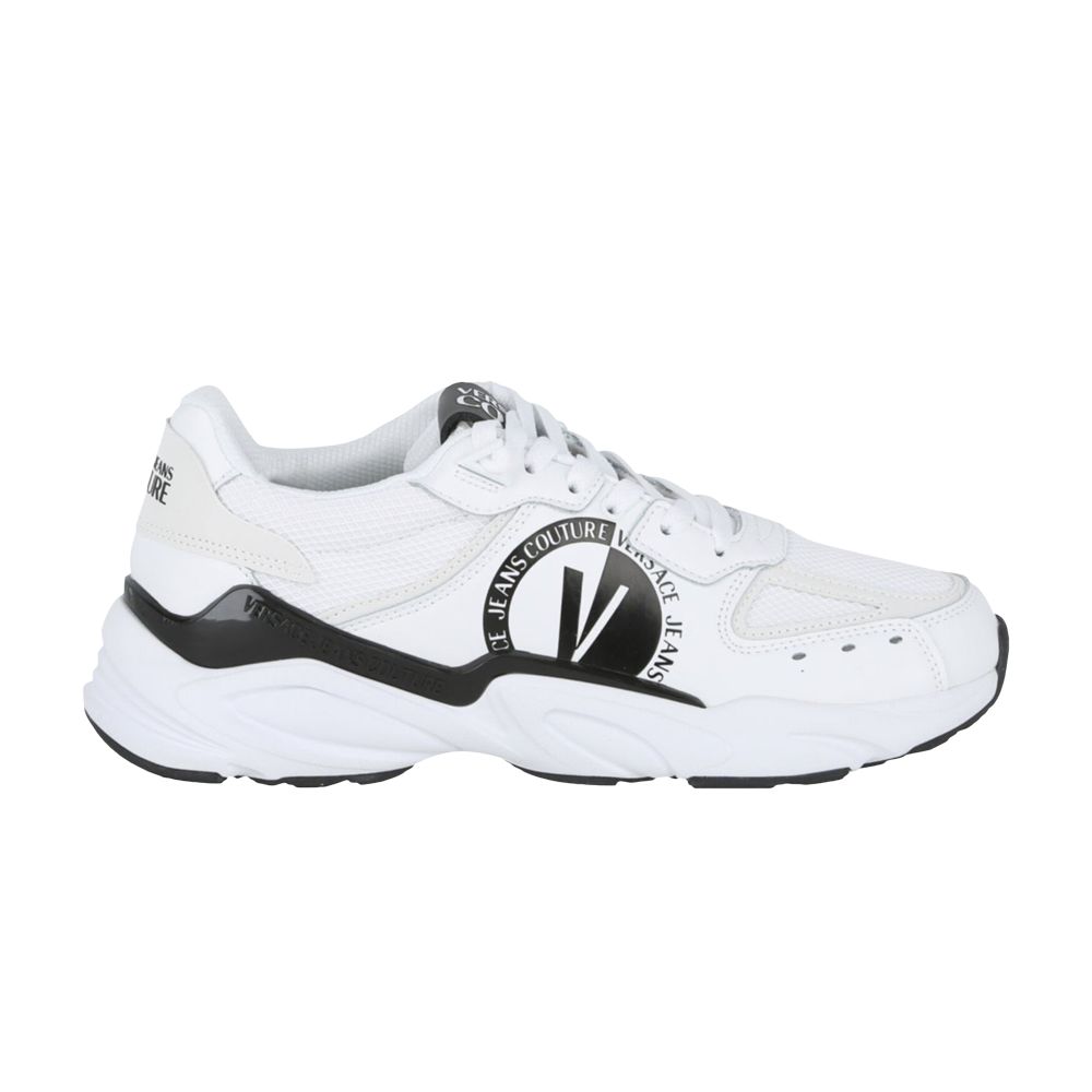 Pre-owned Versace Jeans Wave Low 'white' | Men's Size 42