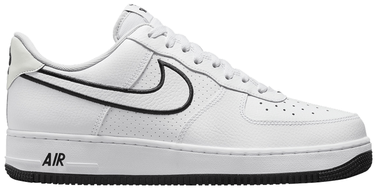 Air Force 1 '07 'Embroidered Swoosh - White Black'