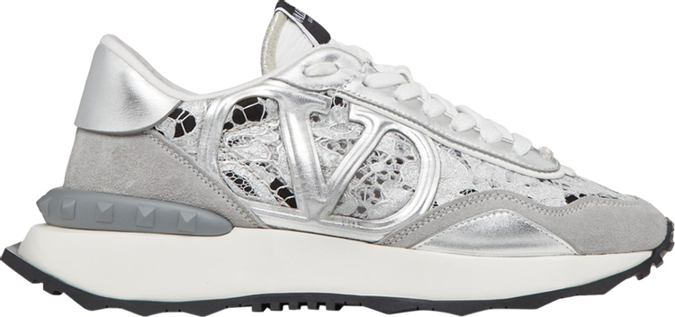 Valentino Wmns Lacerunner Low 'Lace - Silver Pastel Grey'